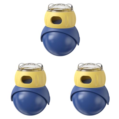 Kexpery Leckerli-Spender für Tiere, interaktives Spielzeug, gleitender Ball für Katzen, Hunde, kognitiver Stimulator Kexpery Leckerli-Spender für Tiere, interaktives Spielzeug, gleitender Ball für Katzen, Hunde, kognitiver Stimulator von Kexpery