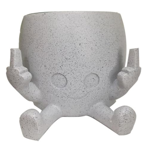 Kexpery Mittelfinger-Mini-Tischdekoration, lustiger Kleiner Mensch, Blumentopf, Mini-Dekofigur, Topf, kreativ for Zuhause und Büro Kexpery Mittelfinger-Mini-Tischdekoration, lustiger Kleiner Mensch, Blumentopf, Mini-Dekofigur, Topf, kreativ for Zuhause und Büro von Kexpery