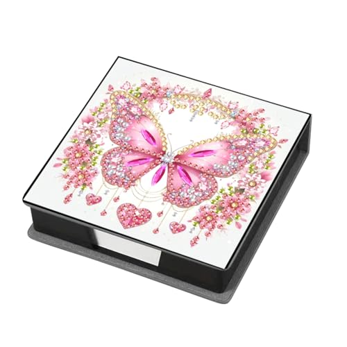 Kexpery Notizzettelbox, Mosaik, Diamantmalerei, Tiere, aus Leder, DIY-Set mit 160 Blättern für Dekoration und Organisation Kexpery Notizzettelbox, Mosaik, Diamantmalerei, Tiere, aus Leder, DIY-Set mit 160 Blättern für Dekoration und Organisation von Kexpery