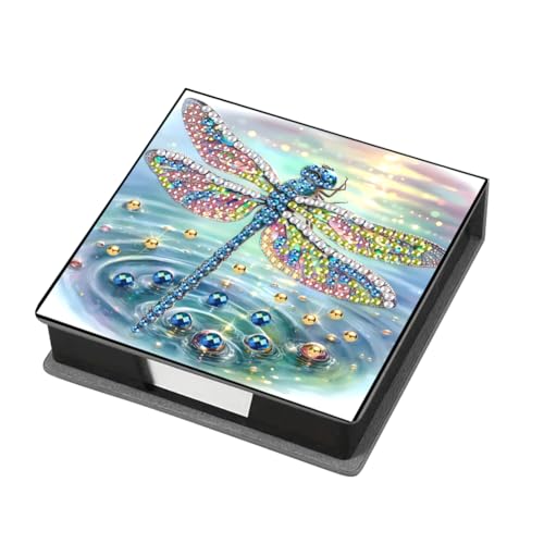 Kexpery Notizzettelbox, Mosaik, Diamantmalerei, Tiere, aus Leder, DIY-Set mit 160 Blättern für Dekoration und Organisation Kexpery Notizzettelbox, Mosaik, Diamantmalerei, Tiere, aus Leder, DIY-Set mit 160 Blättern für Dekoration und Organisation von Kexpery