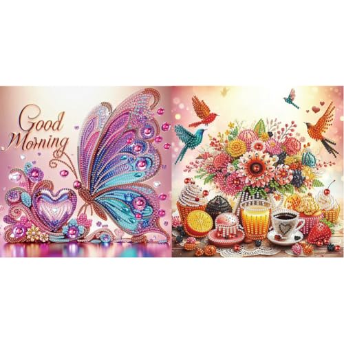 Kexpery Partielle 5D -DIY -Diamantmalerei mit spezieller Form Blumendekoration und Schmetterlinge for einzigartige Arbeiten Kexpery Partielle 5D -DIY -Diamantmalerei mit spezieller Form Blumendekoration und Schmetterlinge for einzigartige Arbeiten von Kexpery