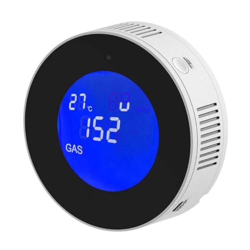 Kexpery WiFi-Gasdetektor mit LCD-Bildschirmalarm Erdgasleck for intelligentes -Fi-Gasalarm zu Hause von Kexpery