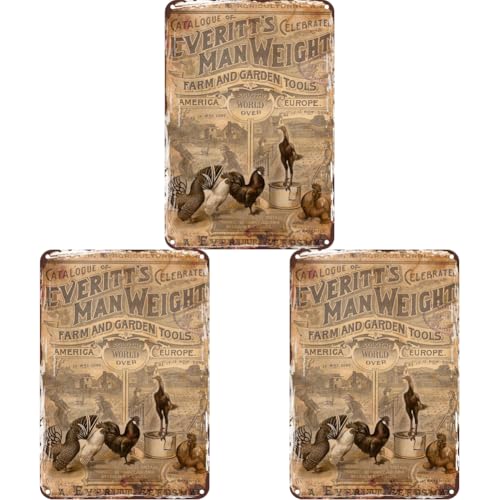 Metal Farm Blechschild, Wanddekoration, rechteckig, 20 x 30 cm Metal Farm Blechschild, Wanddekoration, rechteckig, 20 x 30 cm von Kexpery