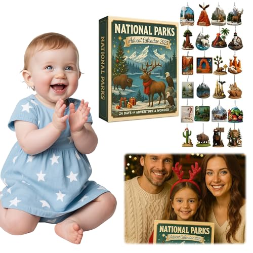 National Parks Adventskalender 2025 2d Acrylic Ornaments Counders Countdown National Parks Adventskalender 2025 2d Acrylic Ornaments Counders Countdown von Kexpery
