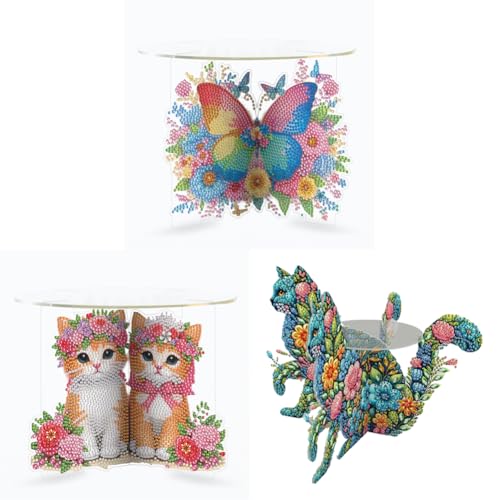 Pflanzenständer, DIY, Diamantmalerei, aus Acryl, Halterung für Topfpflanzen, Dekoration, kreatives Haus Pflanzenständer, DIY, Diamantmalerei, aus Acryl, Halterung für Topfpflanzen, Dekoration, kreatives Haus von Kexpery