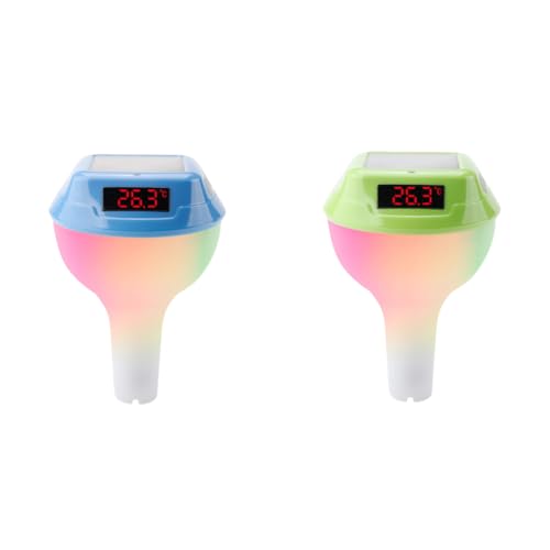 Schwimmendes Solar-Poolthermometer mit RGB-Licht und Temperaturmonitor für Spa u Schwimmendes Solar-Poolthermometer mit RGB-Licht und Temperaturmonitor für Spa u von Kexpery