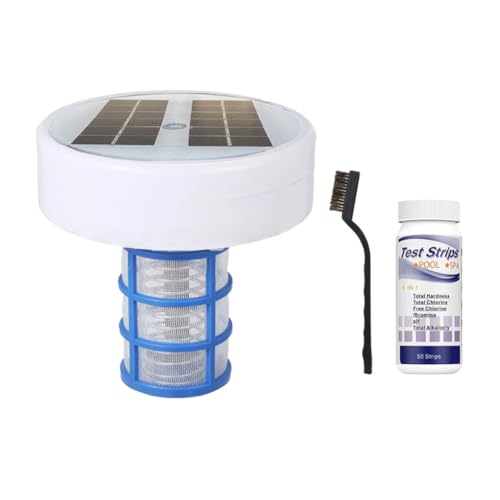 Solar-Pool-Lonisierer, schwimmender Poolreiniger, RGB bis zu 35.000 Gallonen, umweltfreundlicher Teichreiniger von Kexpery