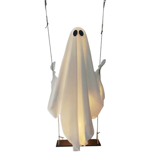 Swing Ghost Hängeleuchte mit Seil-Lichtern für den Hofbaum der Veranda (mit Licht) (a) von Kexpery