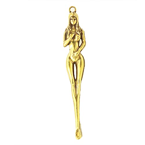 For Creative Brass Keychain Earpick Beauty Women Shaped Keychain Pendants Handmade Ear Pick Tools Ear Pick Keych von Kexpsogy