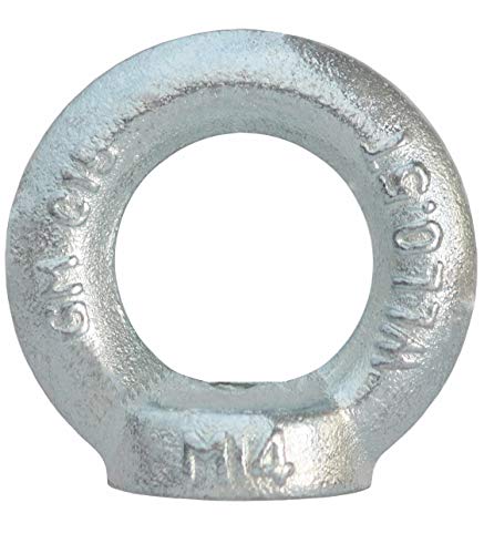 KeyMet 2 Stück Ringmutter M14 Augmutter Transportöse Kranösen DIN 582 C15 Verzinkt KeyMet 2 Stück Ringmutter M14 Augmutter Transportöse Kranösen DIN 582 C15 Verzinkt von KeyMet GmbH