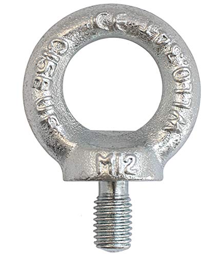 KeyMet GmbH 2 Ringschraube Schraube Kranöse M12 Ringbolzen Augenschraube von KeyMet GmbH