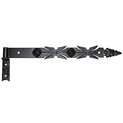 Ladenband Türband Türbänder Torbänder 600 + 16 mm Kloben Schwarz Schmiedeeisen Ladenband Türband Türbänder Torbänder 600 + 16 mm Kloben Schwarz Schmiedeeisen von KeyMet