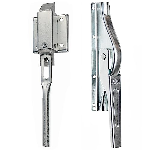 1 Set Tortreibriegel Torverschluss Türtreibriegel mit Federriegel Stangen 2680mm 1 Set Tortreibriegel Torverschluss Türtreibriegel mit Federriegel Stangen 2680mm von KeyMet