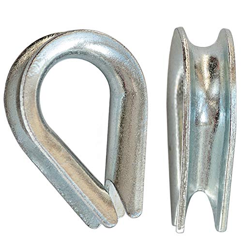 10 Kauschen Kausche Drahtseil Seilkauschen für Seil-Ø 8 mm verzinkt 10 Kauschen Kausche Drahtseil Seilkauschen für Seil-Ø 8 mm verzinkt von KeyMet