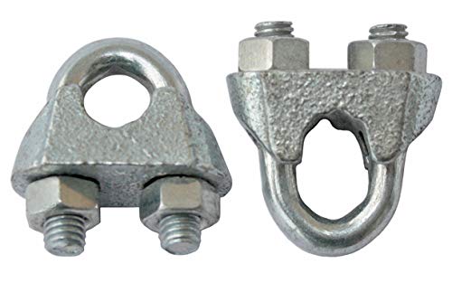 10 Seilklemme Klemme Drahtseilklemme verzinkt 5 mm von KeyMet