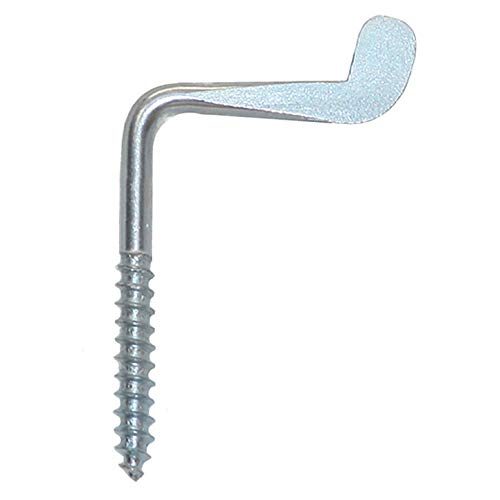 Wiener Vorreiber Fenstervorreiber Fensterriegel (10, Weiss Verzinkt Größe 30) von KeyMet
