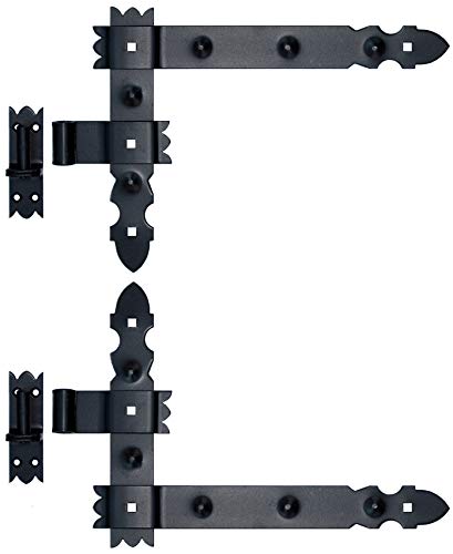 2 Winkelbänder Winkelband Türband 400 x 300 x 50 mit Kloben 16 mm von KeyMet