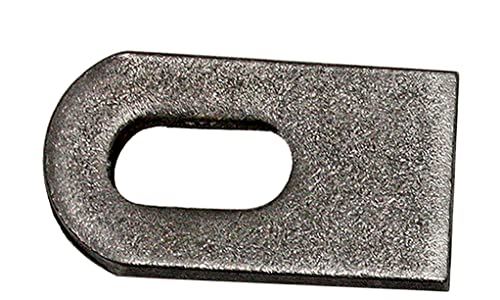 Anschweißlaschen Anschweißplatte Ankerplatte Eisenplatte Lasche für Zaunpfosten (1, 75 x 40 x M16) von KeyMet