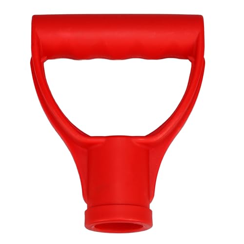 D-Griff Kunststoff D-Schiebegriff Spatengriff für Schneeschieber Rot massiv Holzstiel, Aluminiumstiel für 32 mm von KeyMet