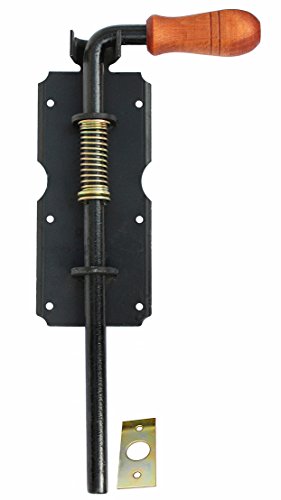 Federriegel Bolzenriegel Türriegel Torriegel Schlossriegel 310/14 schwarz von KeyMet