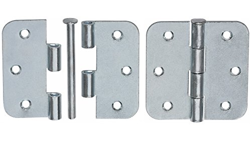 Gerollte Kulissenscharniere Scharnier mit losem Knopfstift 75 x 75 Silber Verzinkt Gerollte Kulissenscharniere Scharnier mit losem Knopfstift 75 x 75 Silber Verzinkt von KeyMet