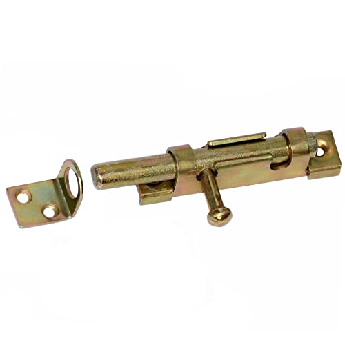 Grendelriegel Türriegel Schubriegel Bolzenriegel 70 x 16 Bolzen 9 mm G. Verzinkt von KeyMet