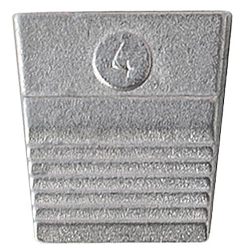 KeyMet 10 Hammerkeile Hammerkeil Ersatzkeile für Hämmer Keile Eisenaxtkeile Griffspaltkeil Hammer Grösse 4 (10 Stück Größe 4) von KeyMet