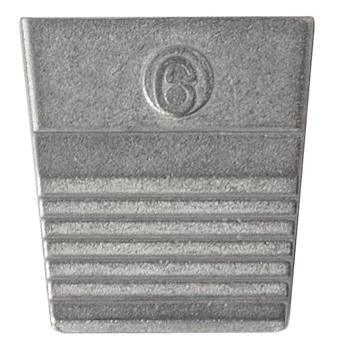 KeyMet 10 Hammerkeile Hammerkeil Ersatzkeile für Hämmer Keile Eisenaxtkeile Griffspaltkeil Hammer Grösse 6 (10 Stück Größe 6) von KeyMet