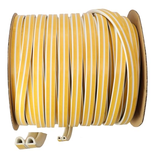 KeyMet SD-31 EPDM Dichtung selbstklebend, Abdichtungsband für Türen, Fenster & Wohnmobil, Zugluft Stopper, Schutz vor Staub & Feuchtigkeit, Zugluft Stopper selbstklebend (10 M Profil D, 9 x 7,5) KeyMet SD-31 EPDM Dichtung selbstklebend, Abdichtungsband für Türen, Fenster & Wohnmobil, Zugluft Stopper, Schutz vor Staub & Feuchtigkeit, Zugluft Stopper selbstklebend (10 M Profil D, 9 x 7,5) von KeyMet