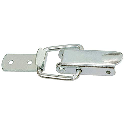 KeyMet Spannverschluss Kistenverschluss Kappenschloss 49 x 27 x 3 mit Gegenhaken Gerade, Boxen Verschluss von KeyMet