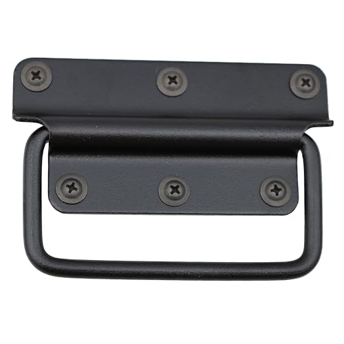 KeyMet Tragegriff Kistengriff Handgriff Möbelgriff Boxengriff Truhengriff Box (1, Schwarz 108 x 54 x 2) von KeyMet