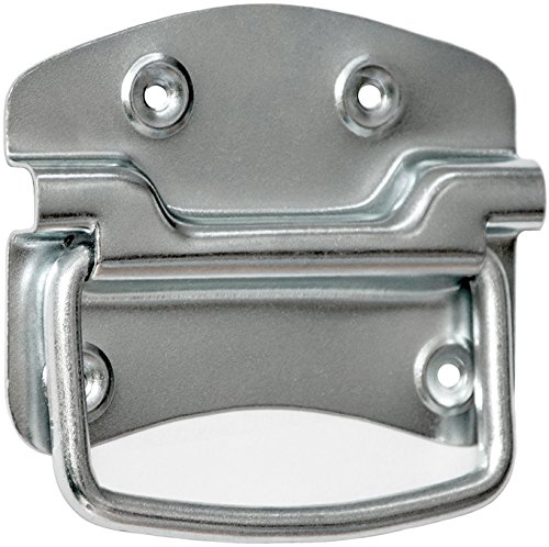 KeyMet Tragegriff Kistengriff Handgriff Möbelgriff Boxengriff Truhengriff Box (10, Silber Verzinkt 110 x 80) von KeyMet