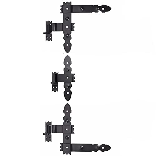 KeyMet Winkelband Winkelbänder Türbänder Türband Schwarz Pulverbeschichtet (300 (3 Teile)) von KeyMet