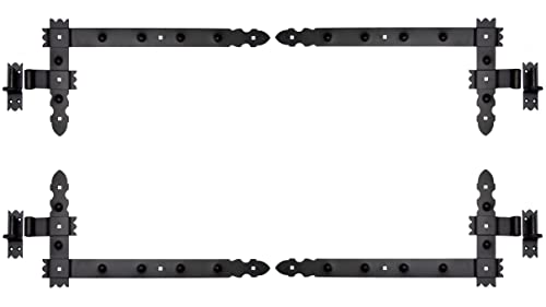 KeyMet Winkelband Winkelbänder Türbänder Türband Schwarz Pulverbeschichtet (600 (4 Teile)) von KeyMet