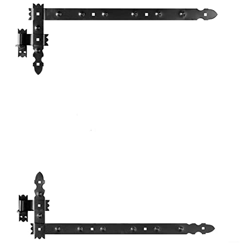 KeyMet Winkelband Winkelbänder Türbänder Türband Schwarz Pulverbeschichtet (800 (2 Teile)) von KeyMet