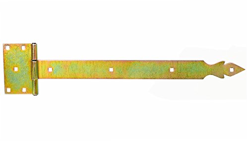 Kreuzgehänge T-Scharniere T-Bänder Gerollt 400 mm Schwere Verzinkt von KeyMet