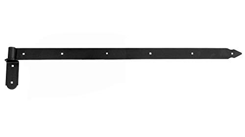 Ladenband Ladenbänder Türbänder Torband 1200 x 60 x6 mm mit 20 mm Kloben Schwarz von KeyMet