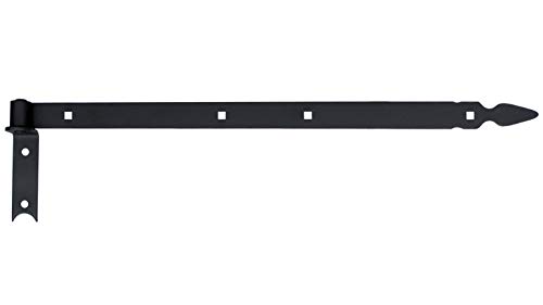 Ladenband Türband Türbänder Torbänder 600 x 30 x 4 + Kloben Schwarz Pulverbe. von KeyMet