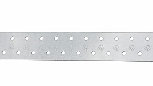 Rispenband Windrispenband Lochplatte Flachverbinder 40 x 1200 x 2,0 mm Verzinkt von KeyMet