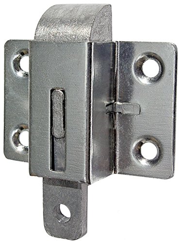Schnäpper Oberlichtschnäpper Schnappschloss Fensterschloss Federriegel (1, Silber) von KeyMet