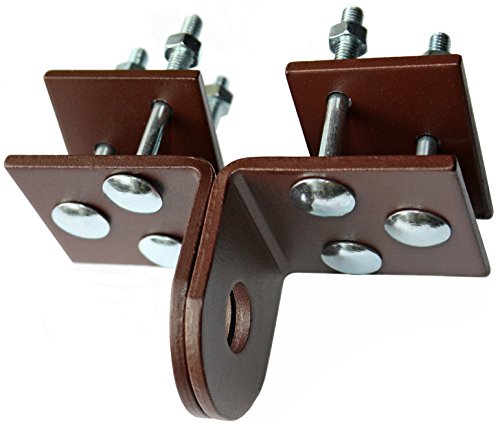 Überfalle für Rolltore für Vorhängeschloss Kellerverschluß (1, 50 Braun) von KeyMet