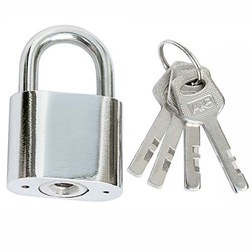 Vorhängeschloss Vorhangschloss Hangschloss chrom 40 mm von KeyMet