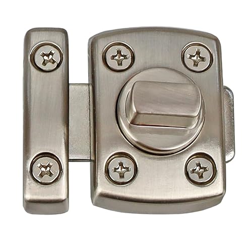 WC Toilette Schloss Türriegel Türschloss 42 mm x 48 mm Nickel WC Toilette Schloss Türriegel Türschloss 42 mm x 48 mm Nickel von KeyMet