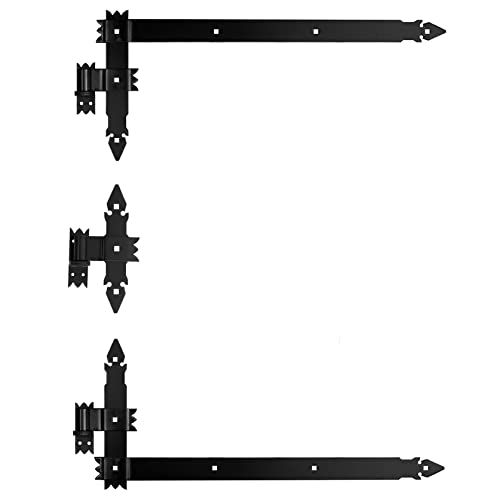 Winkelband Winkelbänder Türbänder Türband Schwarz Pulverbeschichtet (800x340 (3 Teile)) von KeyMet
