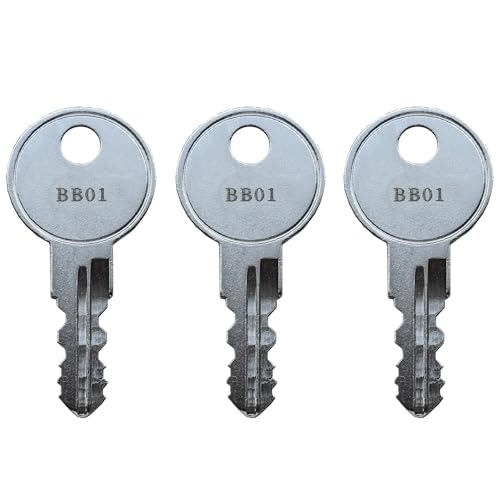 (3) KeyPower BB01 – BB10 Werkzeugkasten-Schlüssel für Kobalt/Better Built/Eberhard Werkzeugkastenschlösser, vorgeschnitten nach Schlüsselcode (BB06) von KeyPower