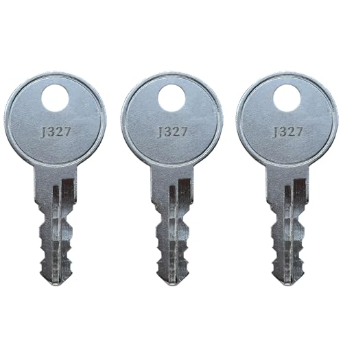 (3) KeyPower J301 – J400 Schlüssel für Bauer Leer Lock Knapkeide Raider Jason Century Toppers LKW-Kappe Bett Tonneau Abdeckung Wohnmobil Camper Schlösser, vorgeschnitten nach Schlüsselcode (J367) von KeyPower