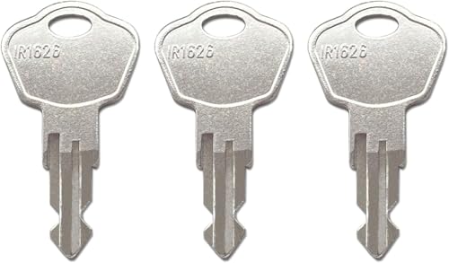 3 Ersatzschlüssel für Sentry Safe Key Code 3A2-3W2 Works Sentry Safe Modell 1100 und 1170 kleine, mittelgroße Truhe, große Feile und mehr (3J2) von KeyPower