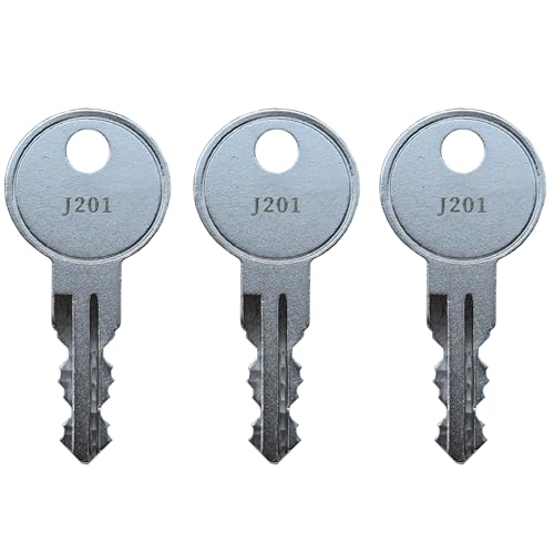 KeyPower J201 – J300 Werkzeugkasten-Schlüssel für besser gebaute LKW-Werkzeugkästen, auch kompatibel mit Bauer/Jobco/Deflecta-Shield/Pop Lock/LeatherLyke/SnugTop, vorgeschnitten nach Schlüsselcode KeyPower J201 – J300 Werkzeugkasten-Schlüssel für besser gebaute LKW-Werkzeugkästen, auch kompatibel mit Bauer/Jobco/Deflecta-Shield/Pop Lock/LeatherLyke/SnugTop, vorgeschnitten nach Schlüsselcode von KeyPower
