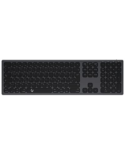 KeySonic Kabellose Bluetooth-Tastatur für Windows/MacOS/Android, Deutsches QWERTZ-Layout, Schwarz KeySonic Kabellose Bluetooth-Tastatur für Windows/MacOS/Android, Deutsches QWERTZ-Layout, Schwarz von KeySonic