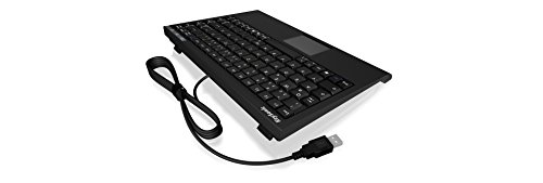 ICY BOX Keysonic ACK-540U+ US Mini SoftSkin Tastatur schwarz von ICY BOX